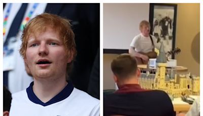 England fans criticise Ed Sheeran's 'depressing' private concert for team at Euros 2024