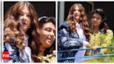 New photos of Aishwarya Rai posing with daughter Aaradhya Bachchan from the Martinez balcony at Cannes 2024 surfaces on the internet | - Times of India
