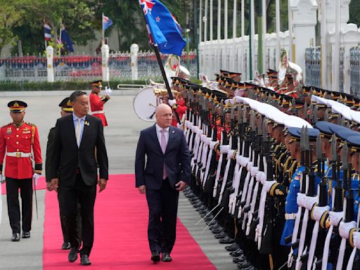 Thailand and New Zealand vow to strengthen economic ties as they set lofty new trade goals