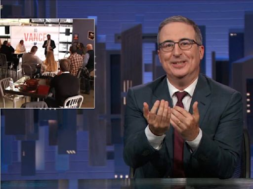 John Oliver Roasts JD Vance for Embarrassing Himself With Awful Harris Joke