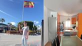 Un argentino alquiló un departamento amueblado en España, mostró cómo es el lugar y sorprendió con el monto que paga