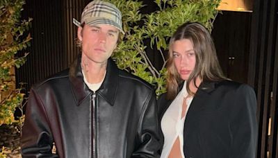 Hailey Bieber shot new Saint Lauren promo four months pregnant with ‘little bean’