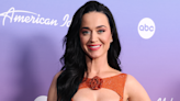Katy Perry's cut-out leather naked dress flashes her starfish nipple pasties