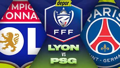 PSG vs Lyon EN VIVO por final Copa de Francia: en DSports (DIRECTV), ver último partido de Mbappé