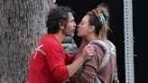 Kaley Cuoco & Chris Messina Share a Kiss While Filming ‘Based on a True Story’ Season Two