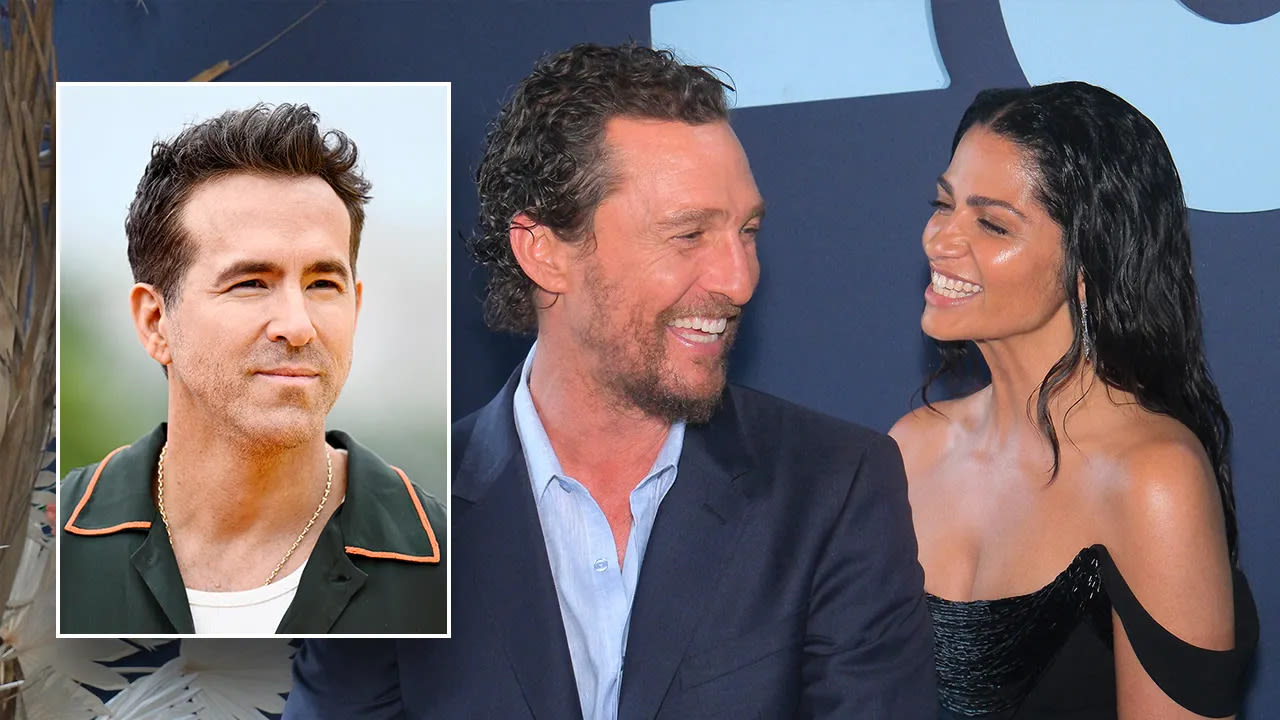 Matthew McConaughey's wife thanks Ryan Reynolds for husband's 'hunky' new nickname