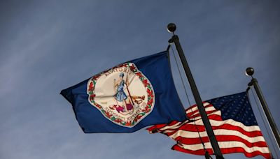 Why are flags at half-staff in Virginia?