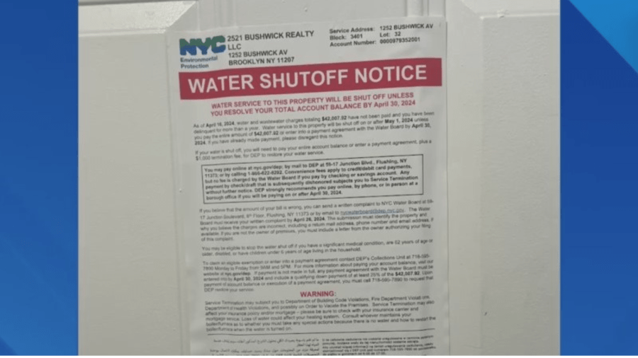 Brooklyn apartment racks up $40K in debt as city chases unpaid water bills