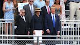 Donald Trump in attendance as son Barron graduated from Oxbridge Academy in West Palm