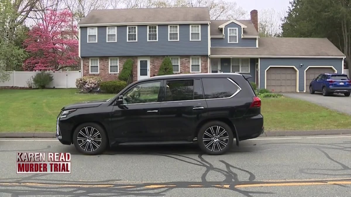 Jurors in Karen Read murder trial see Read’s SUV while visiting site where victim was found in snow - Boston News, Weather, Sports | WHDH 7News