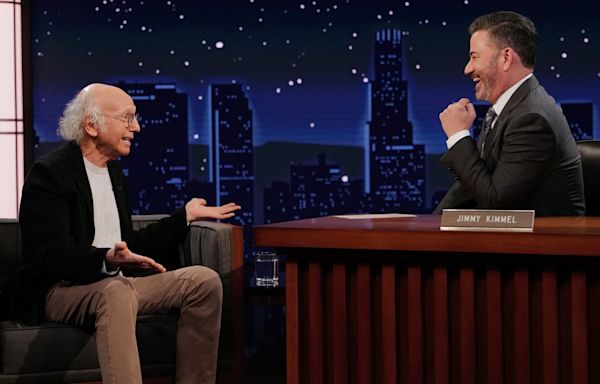 Larry David Says He Used Richard Lewis Death to Avoid Kimmel