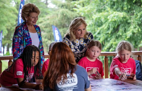 See photos from First Lady Jill Biden’s visit to Grand Rapids area