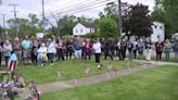 Watch: Officer Derbin honored at vigil outside Euclid Police Department