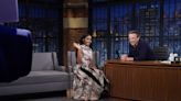 Ayo Edebiri talks Celtics, Cool Dogs, and the Great Molasses Flood on ‘Late Night with Seth Meyers’ - The Boston Globe