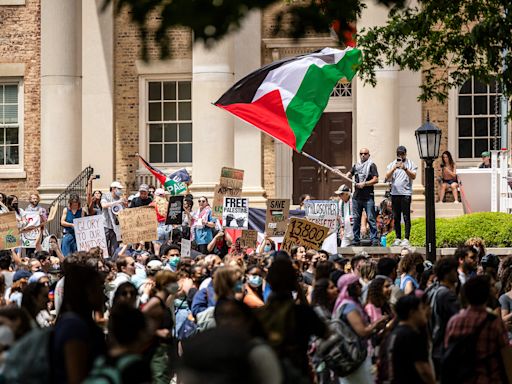 Trump tries to paint college campus anti-Israel protests as a Biden political liability