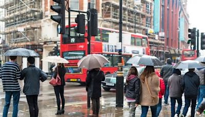 Latest London weather update shows only 2 days without rain in 2 weeks