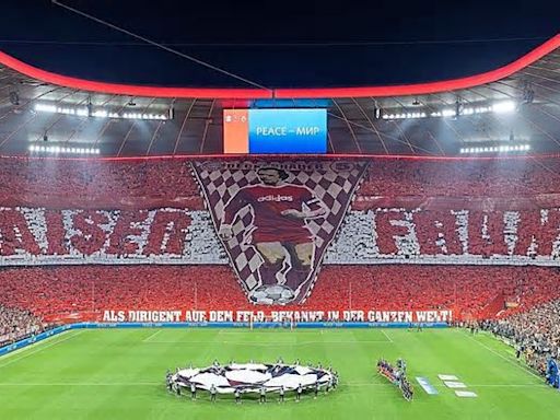 Zu Ehren des Kaisers: Die besten Bilder der großen Beckenbauer-Choreo