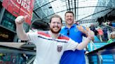 Tens of thousands of England fans pour into Berlin ahead of Euros 2024 final | ITV News
