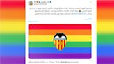 El Valencia CF publica un mensaje en árabe para mostrar su apoyo a la diversidad y recibe insultos y "maldiciones"