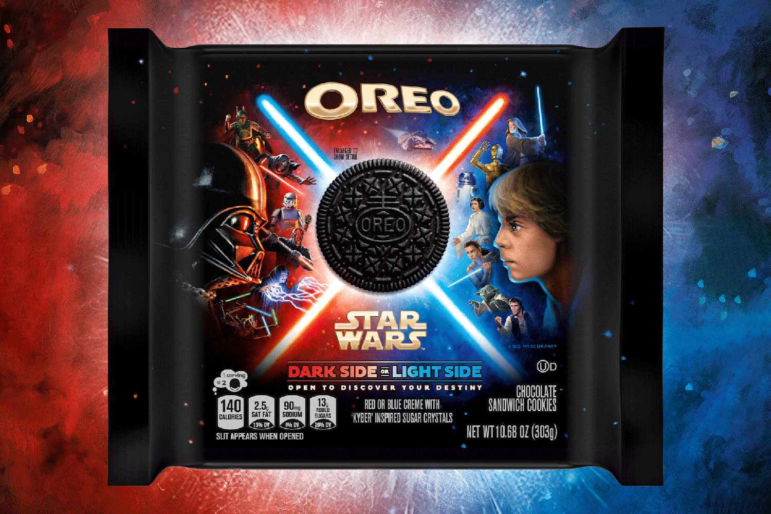 Oreo Reveals Limited Edition “Star Wars” Packs with Darth Vader, Luke Skywalker and More on Each Cookie (Exclusive)
