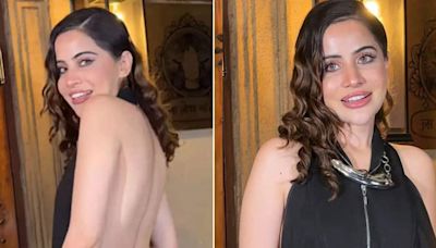 Viral Video: Tipsy Uorfi Javed Gets Papped In Drunken State, Flaunts Her Backless Black Dress - Watch