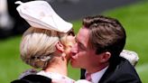 Tactile Zara Tindall greets fellow royals with kisses at Ascot