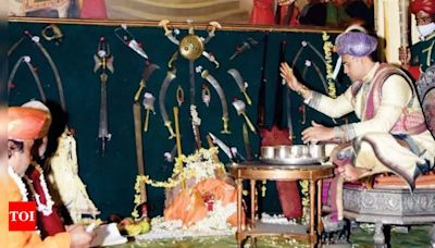 Ayudha Puja at Mysuru Palace: A blend of tradition, culture, and grandeur - Times of India