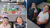 Maestra pone mascarillas faciales a sus alumnos para lidiar con el calor