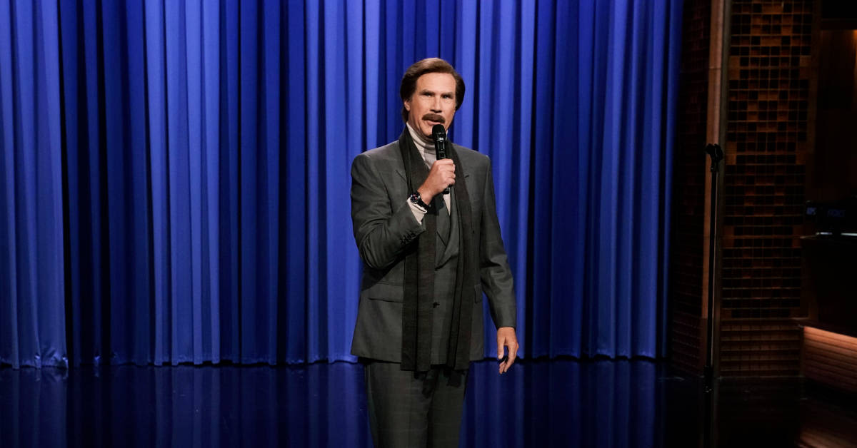 Will Ferrell Reprises Iconic ‘Anchorman’ Character for Tom Brady Roast