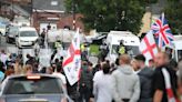 Police station on fire in Sunderland as rioters clash with officers