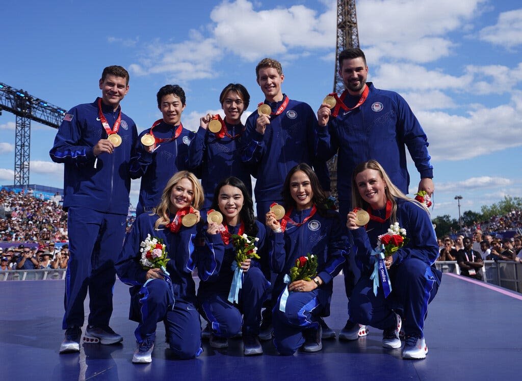 Why Team USA figure skaters are receiving their 2022 Beijing Olympics gold medal in Paris