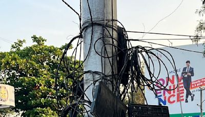 PHOTOS: Pune Caught In Web Of Dangling Wires Poses Risk To Residents During Monsoon