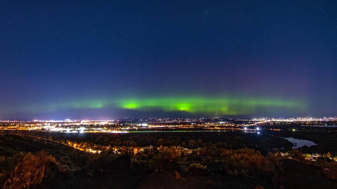 Look for the northern lights near Tri-Cities. Rare severe geomagnetic storm watch issued