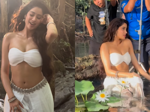 Janhvi Kapoor Posts BTS From Devara Sets, Rumoured Boyfriend Shikhar Pahariya Calls Her 'Goddess'