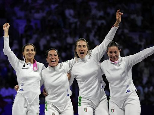 Paris Olympics 2024: Italy silences French crowd to claim gold in women’s fencing team event