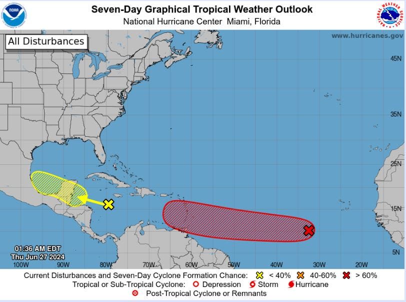 NEW: Hurricane center gives high chances to tropical wave developing in Atlantic