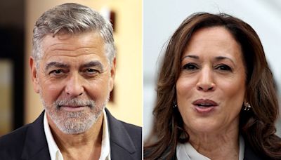 Clooney, Hollywood line up behind Harris as celebrity endorsements and cash pour in