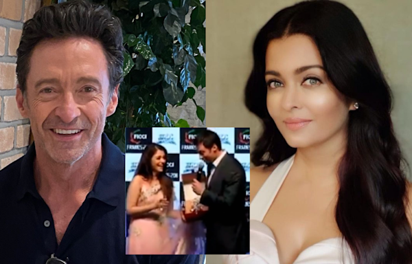 When Hugh Jackman couldn't stop flirting with Aishwarya Rai Bachchan; Watch viral video