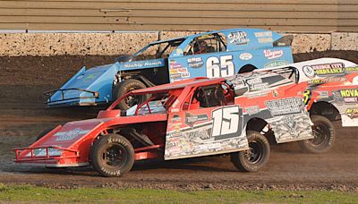 Tony Konold wins two modified feature races during Sunday night's racing program