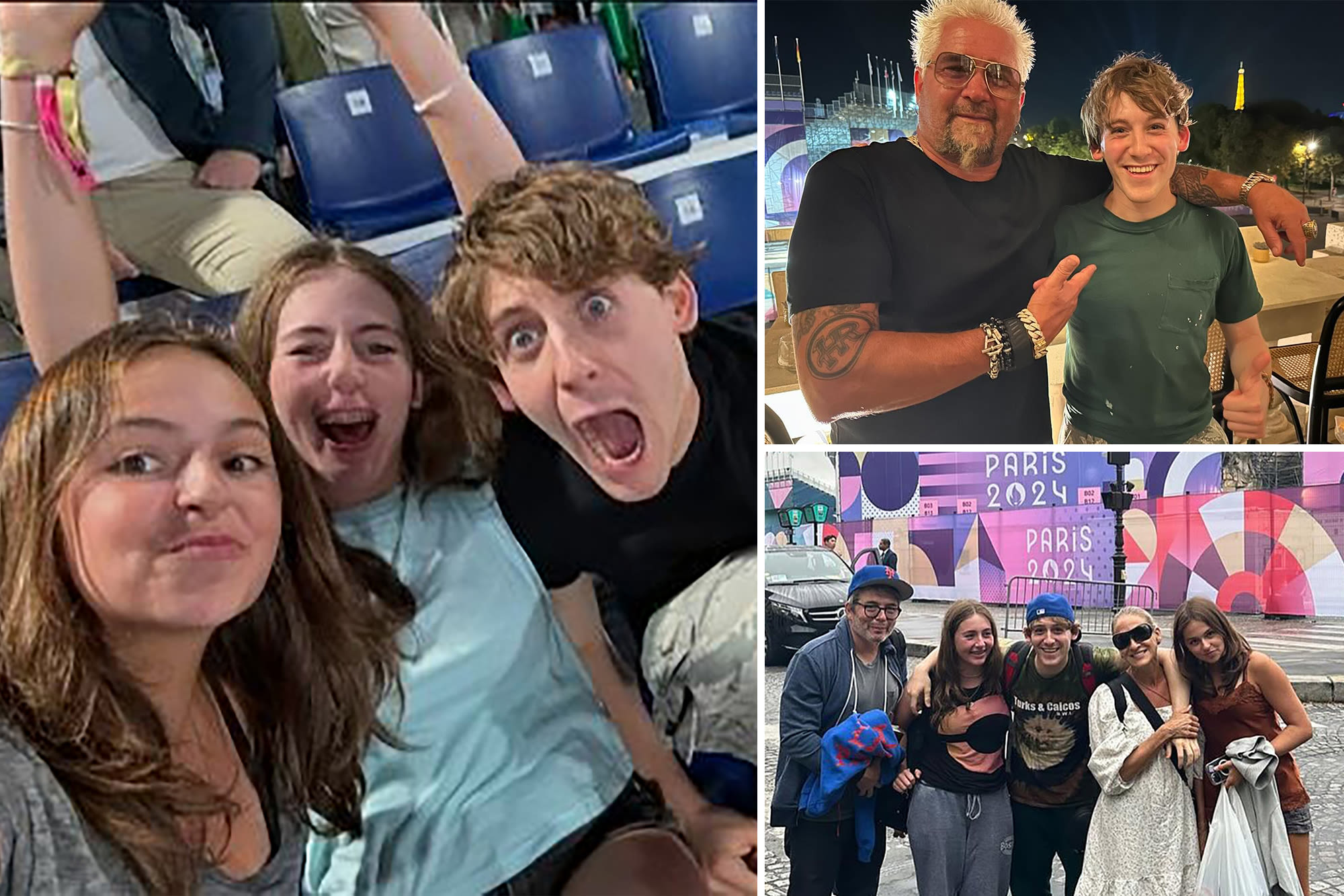 Sarah Jessica Parker and Matthew Broderick’s son shares rare family photos from 2024 Paris Olympics — with Guy Fieri