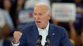 Joe Biden insists he is ‘not done yet’ at election rally