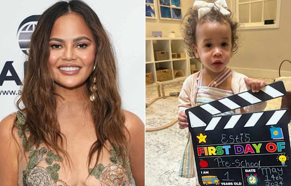 Chrissy Teigen Celebrates Daughter Esti’s First Day at Preschool with Super-Cute Photo: 'Can't Take it'