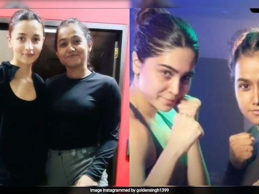 Viral Pics Suggest Alia Bhatt And Sharvari Wagh Have Begun YRF Spy-Verse Film Prep