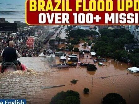 Floods in Brazil: Record Rainfall Displaces Thousands in Southern Brazil, Claims 75 Lives | OneIndia