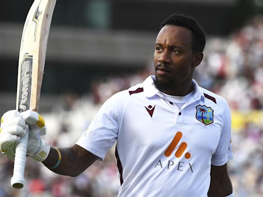 Hundred hero Hodge stars for West Indies as England toil without Anderson at the end of Day 2