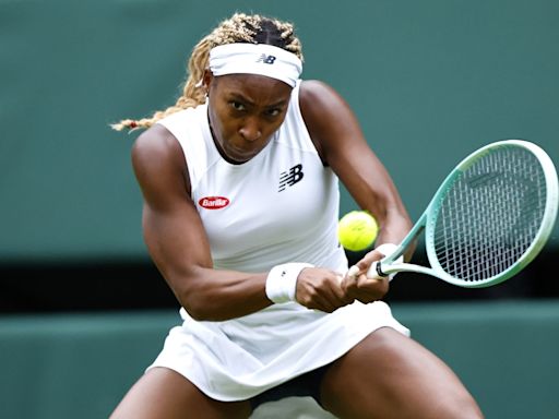 Coco Gauff establece su marca en Wimbledon con victoria ante Caroline Dolehide