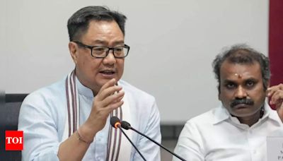 Rijiju reviews infra projects in Arunachal, calls for expediting projects under 'Buddhist Development Plan' | India News - Times of India