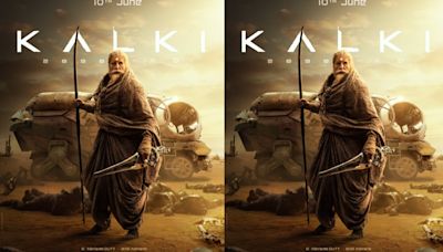 Megastar Amitabh Bachchan looks intriguing in the new poster of Prabhas' Kalki 2898 AD ahead of the trailer release