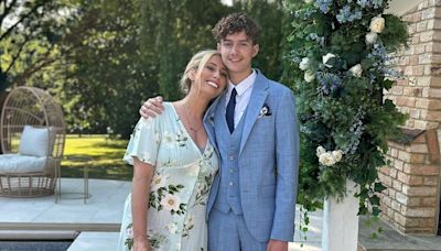 Stacey Solomon's 16-year-old son Zachary towers over her amid emotional milestones