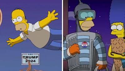 Sorprende predicción sobre Donald Trump para 2024, ¿Los Simpson lo hacen de nuevo?